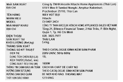 Máy hút bụi công nghiệp Hitachi CV-940Y 24CV WR