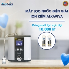 MÁY LỌC NƯỚC ĐIỆN GIẢI ALKAVIVA DELPHI H2 - 9 THANH ĐIỆN GIẢI