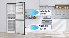 Tủ lạnh Sharp Inverter 323 lít SJ-BF330V-DG Mới 2025