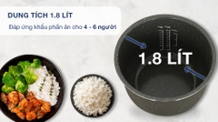 Nồi cơm điện tử Philips 1.8 lít HD4518
