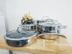 Bộ nồi inox Eurosun MC1801 Luxury