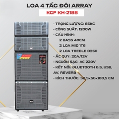 Loa 4 Tấc Đôi KOZIO Array KH-2188