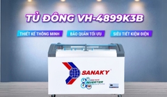 Tủ đông Sanaky Inverter 350 lít VH-4899K3B