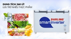 Tủ Đông Mát Darling 2 Ngăn, 2 Dàn Lạnh Inverter DMF-3699WSI-4