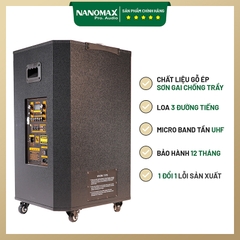 Loa kéo Nanomax SK-1801 (Bass 50cm/ 950W/ Karaoke/ Bluetooth)