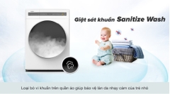 Máy giặt Whirlpool FreshCare inverter 8Kg FWEB8002FW