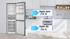 Tủ lạnh Sharp Inverter 323 lít SJ-BF330V-SL Mới 2025