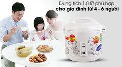 Nồi cơm điện Sharp 1.8 lít KS-182ETV