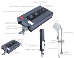 Máy nước nóng trực tiếp Aqua AEI45E-FP3B(VN)