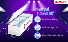 Tủ đông Sanaky INVERTER 1500 Lít VH-1799HY3