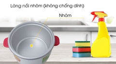Nồi cơm nắp rời Sharp 1.5 lít KSH-D15V (Màu ngẫu nhiên)