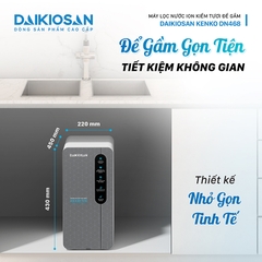 Máy lọc nước ion kiềm tươi để gầm Daikiosan DN468