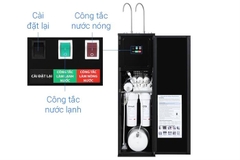 Máy lọc nước RO nóng nguội lạnh Hydrogen 10 lõi Toshiba TWP-WA2SVN(K)