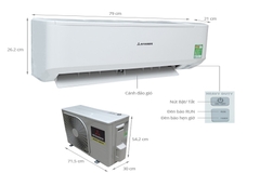 Máy lạnh Mitsubishi Heavy 1.5 HP (Non Inverter) SRK12CT-S5