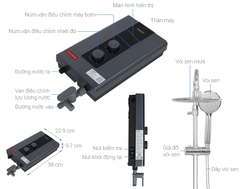 Máy nước nóng trực tiếp Aqua AEI45E-FP3CB(VN)