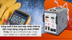 Ổn áp Robot 1 pha 5KVA 140 RENO