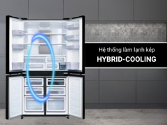 Tủ lạnh Sharp Inverter 611 lít SJ-FXPI700VG-BK Mới 2025