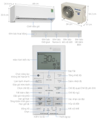 Máy Lạnh Panasonic Inverter 1 HP CU/CS-U9BKH-8