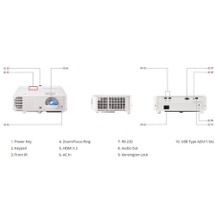 Máy Chiếu 4K Viewsonic PX701-4K
