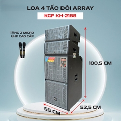 Loa 4 Tấc Đôi KOZIO Array KH-2188