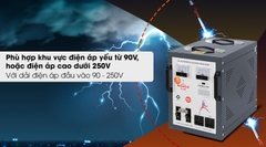 Ổn áp Robot 1 pha 5KVA 90