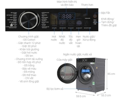 Máy giặt Toshiba 10.5 kg TW-T25BZU115MWV(MG)