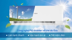 Máy lạnh treo tường Aqua inverter 1Hp AQA-KCRV10XAW