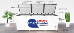 Tủ Đông 3 Cánh Darling 3 chế độ tuỳ chỉnh Smart Inverter DMF-1579ASI