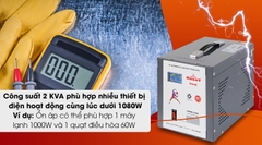 Ổn áp Robot 1 pha 2KVA 140 RENO