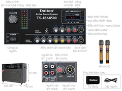 Loa kéo điện Dalton TS-18A8500
