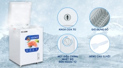Tủ đông Hòa Phát 107 lít HPF AN6107