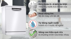 Máy rửa chén độc lập Bosch SMS4HAW48E