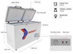 Tủ đông Sanaky Inverter VH-2899A4K
