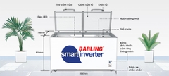 Tủ đông Darling có chế độ làm mát 970 lít Inverter 1 ngăn DMF-9779ASI