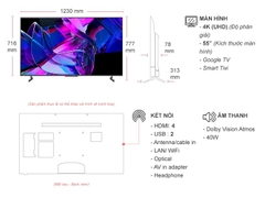 Smart Tivi ULED Mini-LED Hisense 4K 55 inch 55U7K