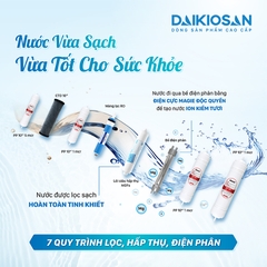Máy lọc nước ion kiềm tươi để bàn Daikiosan DN868