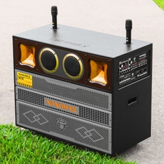 Loa Kéo Bình & Điện Nanomax Bass Đôi 40cm 1600w Pro-803N