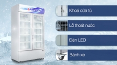 Tủ mát Alaska Inverter 800 lít SL 8CI