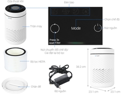 Máy lọc không khí Casper AP-250MAH 22W