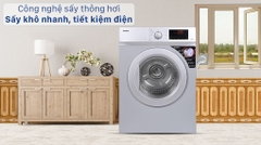 Máy sấy quần áo Galanz 7 Kg DV-70T5C(S) (Sấy thông hơi)