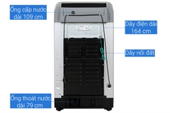 Máy giặt Panasonic Inverter 9.5 kg NA-FD95X1LRV