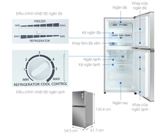 Tủ lạnh Casper inverter RT-215VS (200 lít)