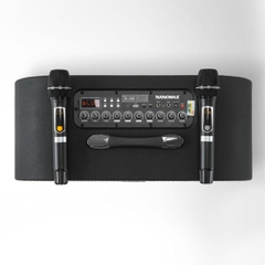 Loa Karaoke Xách Tay Nanomax X-18 Bass Đôi 16cm 350w/max