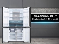 Tủ lạnh Sharp Inverter 572 lít SJ-FXP650VG-SL Mới 2025