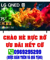 Smart Tivi QNED AI LG 4K 75 inch 75QNED80BSA