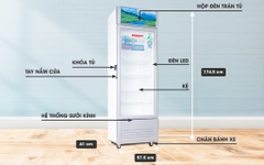 Tủ mát Sanaky inverter 240 lít VH-308K3L