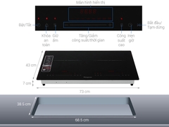Bếp điện từ đôi lắp âm Kangaroo KGIC48D1T MỚI 2025