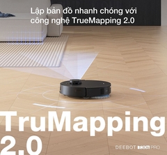 Robot hút bụi lau nhà Ecovacs DEEBOT T30S Pro New 2025 (Trắng/ Đen)
