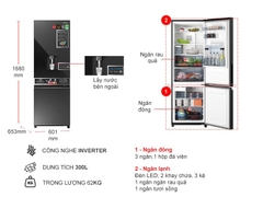 Tủ lạnh Panasonic Inverter 300 lít NR-BV331WGKV
