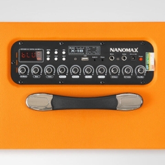 Loa Karaoke Xách Tay Nanomax X-18 Bass Đôi 16cm 350w/max